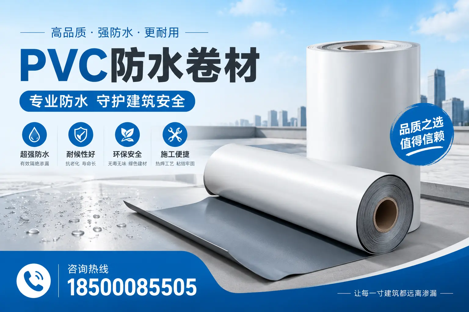 日喀则地区pvc防水卷材的市场现状与发展趋势